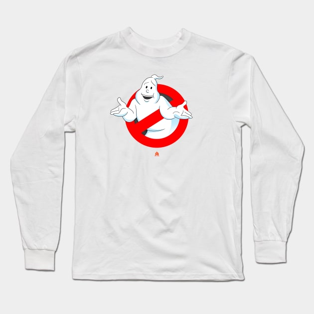 Ghostbusters Logo 5 Long Sleeve T-Shirt by thatsartfolks